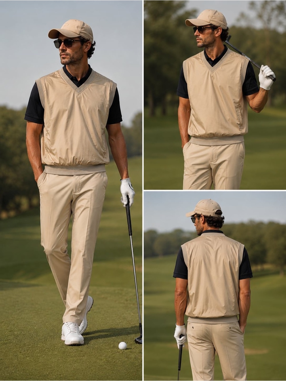 Stylish Wedge Golf & Beyond reversible vest in size XL
